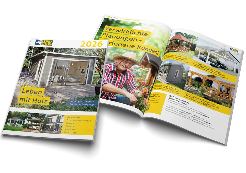 Skan Holz Katalog 2026 Leben mit Holz
